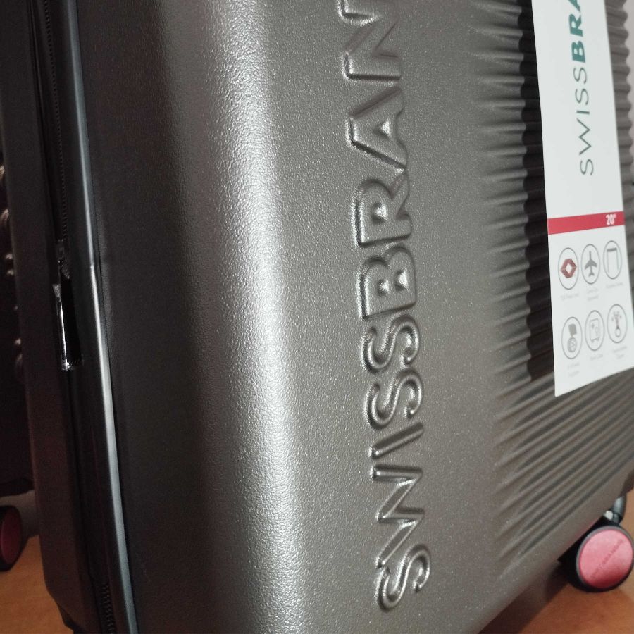 Чемодан Swissbrand Enstone (L) Grey (SWB_LHENS801L)