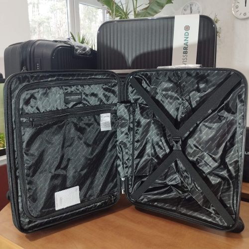 Чемодан большой Swissbrand Malden (L) Polypropylene Black (SWB_LHMAL001L)