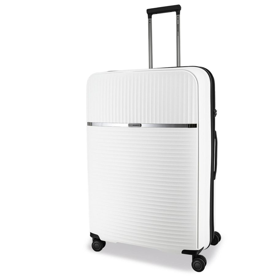 Чемодан большой Swissbrand Malden (L) Polyester White (SWB_LHMAL889L)
