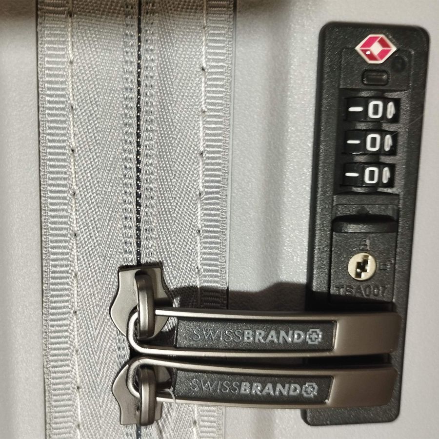 Чемодан Swissbrand Narberth (M) Grey (SWB_LHNAR801M)