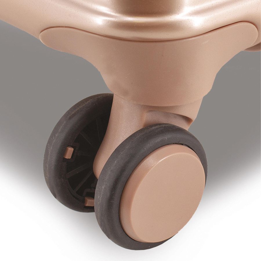 Чемодан средний Swissbrand Rome (M) Polycarbonate/ABS-Plastic Rose Gold (SWB_LHROM003M)