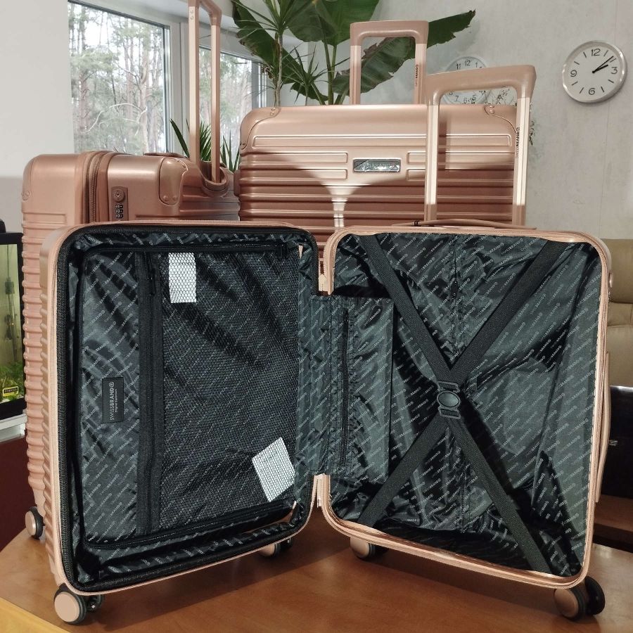 Чемодан Swissbrand Rome (L) Rose Gold (SWB_LHROM003L)