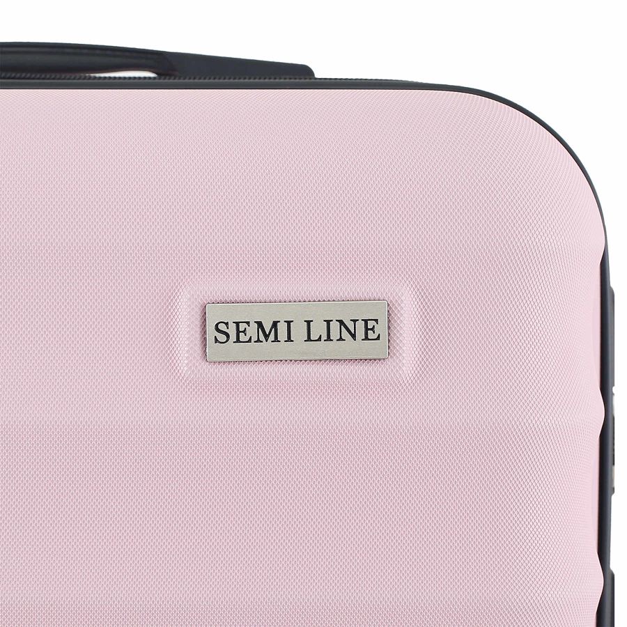 Чемодан Semi Line 24 дюйма (M) Pink Cream (T5632-2)