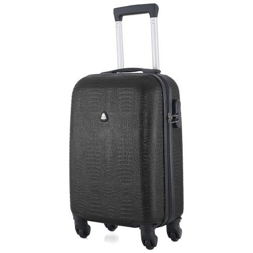 Чемодан маленький под ручную кладь Semi Line 20 (S)  ABS-Plastic Black (T5638-1)
