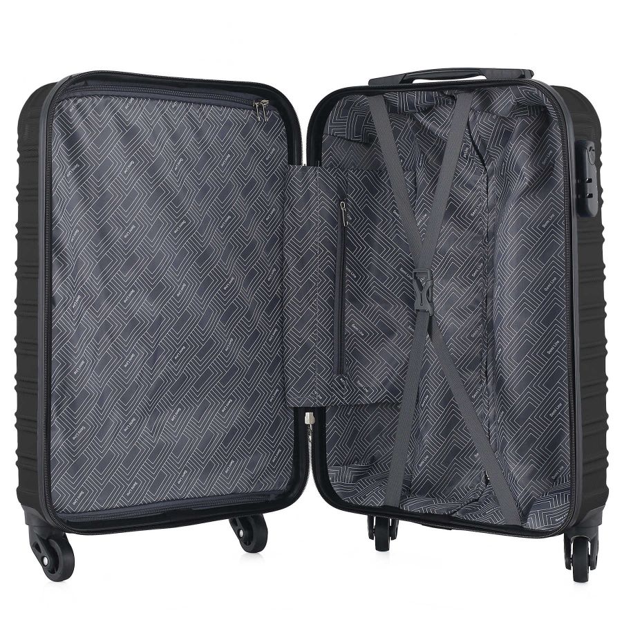 Чемодан Semi Line 24 дюйма (M) Black (T5636-2)