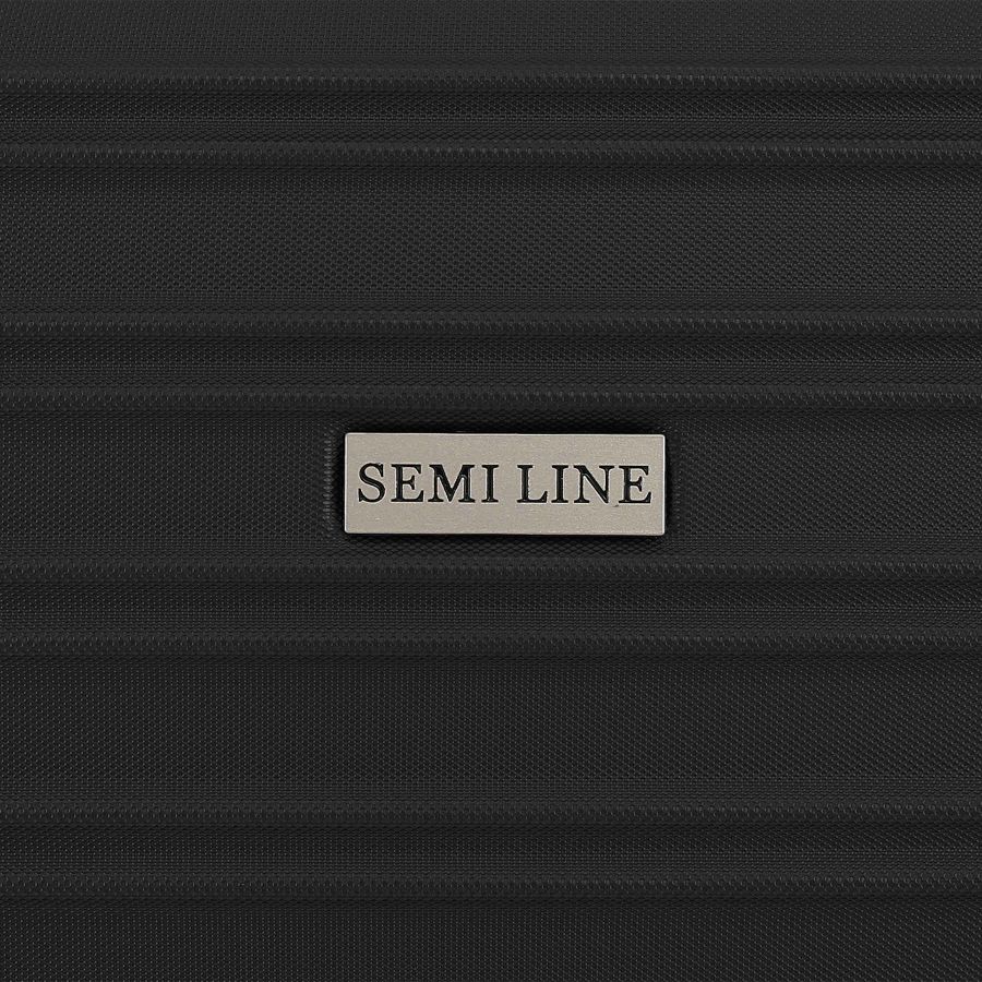 Чемодан Semi Line 24 дюйма (M) Black (T5636-2)
