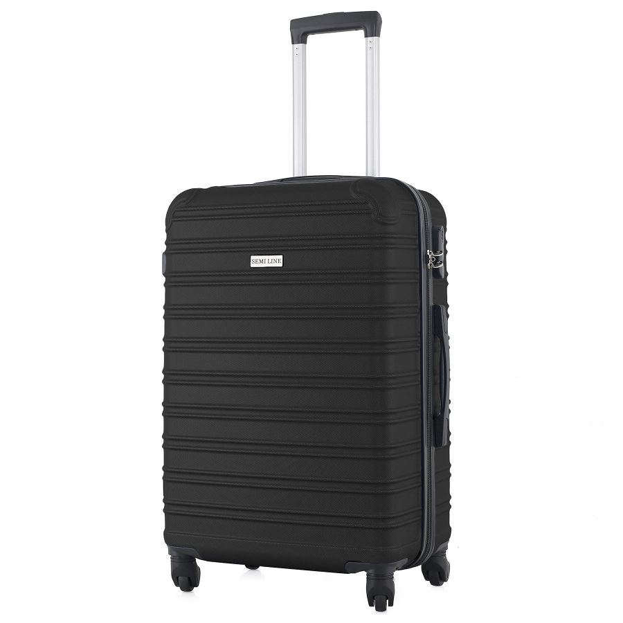 Чемодан большой Semi Line 28 дюймов (L) ABS-Plastic Black (T5636-3)