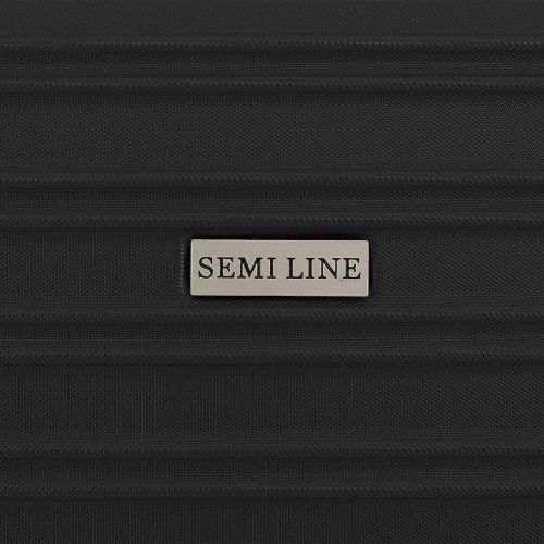 Чемодан большой Semi Line 28 дюймов (L) ABS-Plastic Black (T5636-3)