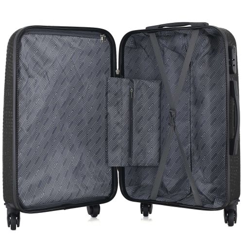 Чемодан большой Semi Line 28 дюймов (L) ABS-Plastic Black (T5638-3)