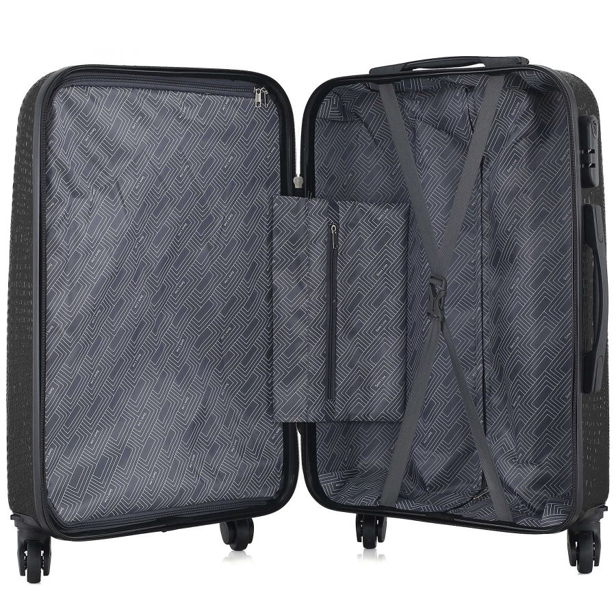 Чемодан большой Semi Line 28 дюймов (L) ABS-Plastic Black (T5638-3)