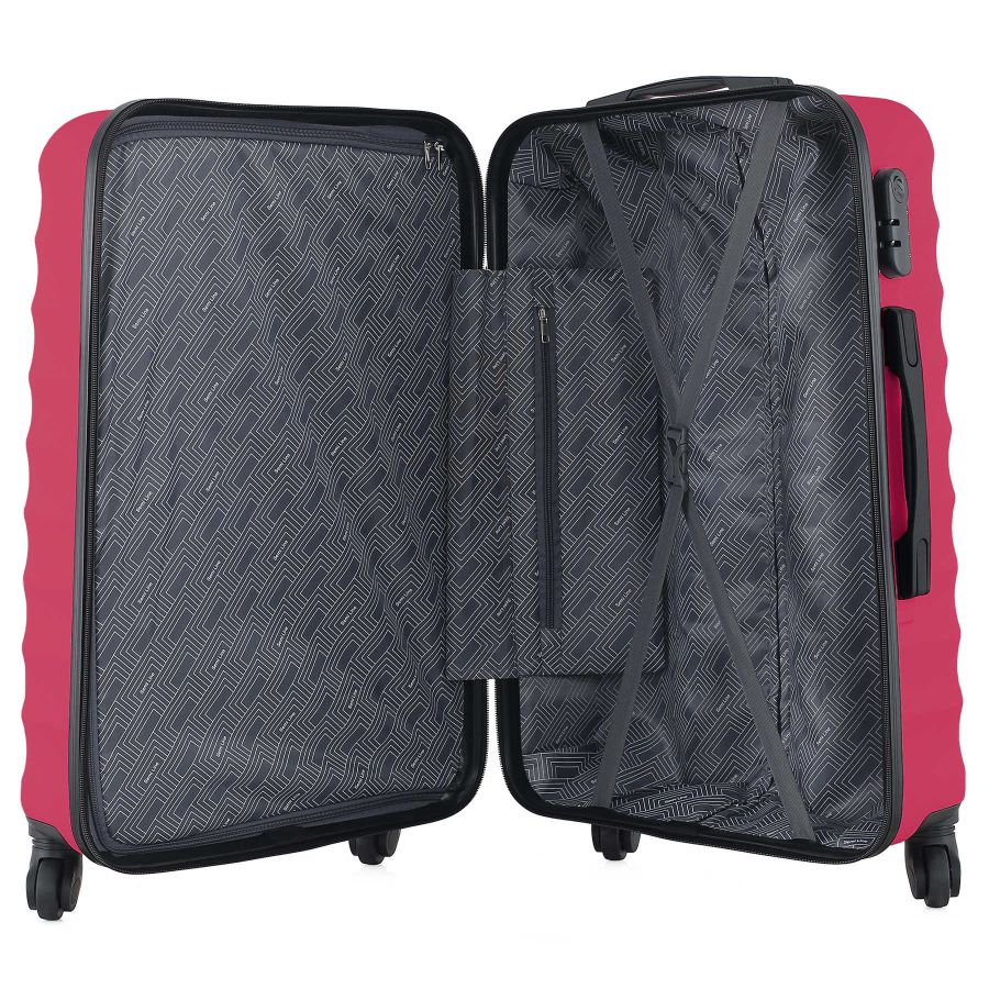 Чемодан Semi Line 24 дюйма (M) Dark Rose (T5633-2)