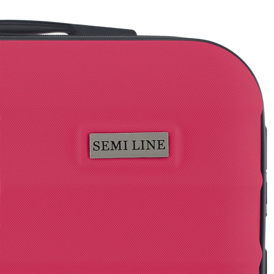 Чемодан Semi Line 24 дюйма (M) Dark Rose (T5633-2)