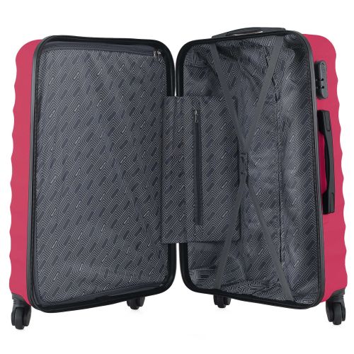 Чемодан большой  Semi Line 28 дюймов (L) ABS-Plastic Dark Rose (T5633-3)