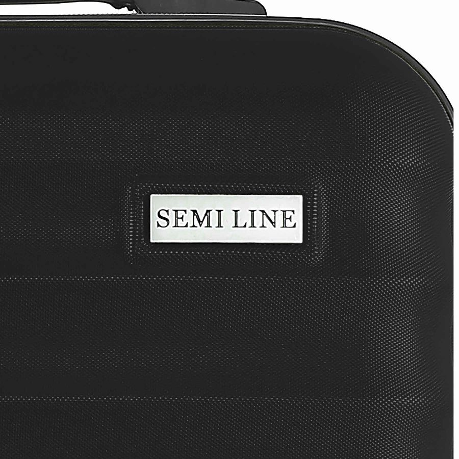 Чемодан маленький под ручную кладь Semi Line 20 (S) ABS-Plastic Black (T5634-1)