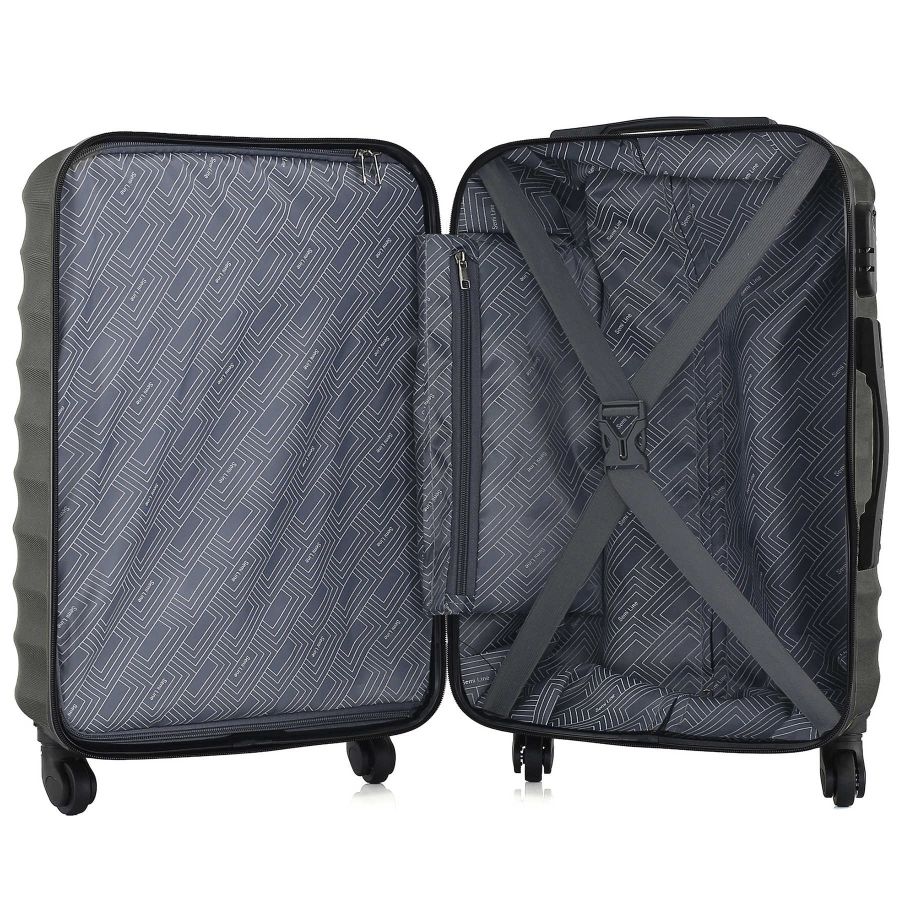 Чемодан Semi Line 24 дюйма (M) Black (T5634-2)