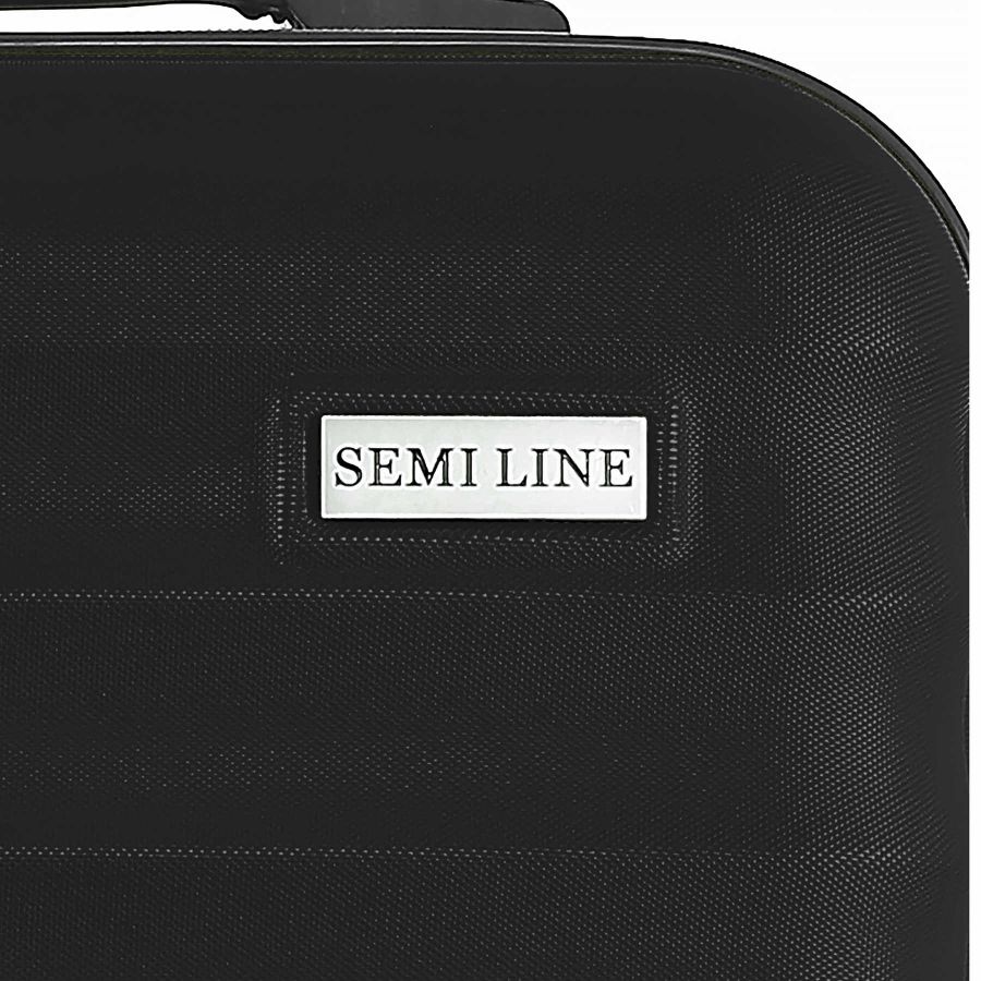 Чемодан Semi Line 24 дюйма (M) Black (T5634-2)