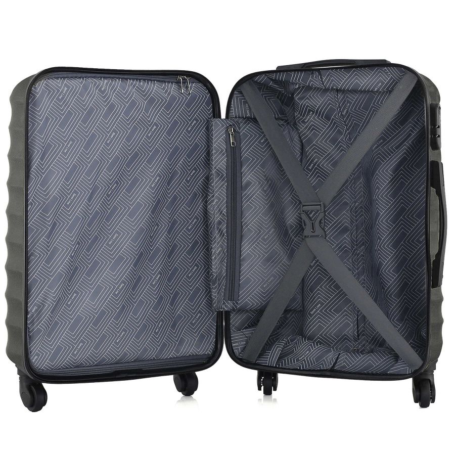 Чемодан большой Semi Line 28 дюймов (L) ABS-Plastic Black (T5634-3)