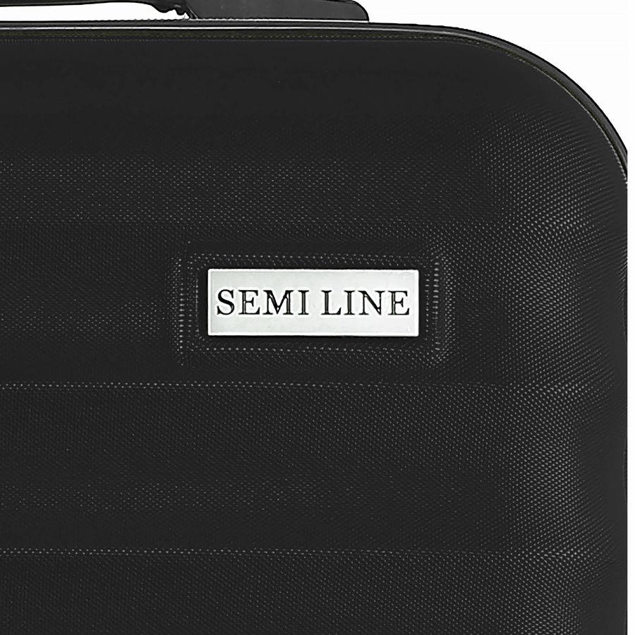 Чемодан большой Semi Line 28 дюймов (L) ABS-Plastic Black (T5634-3)