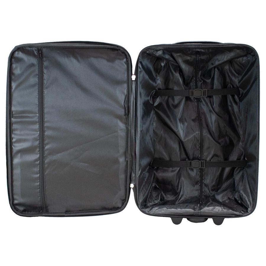 Чемодан маленький под ручную кладь Semi Line 20 (S) Polyester Black (T5659-1)