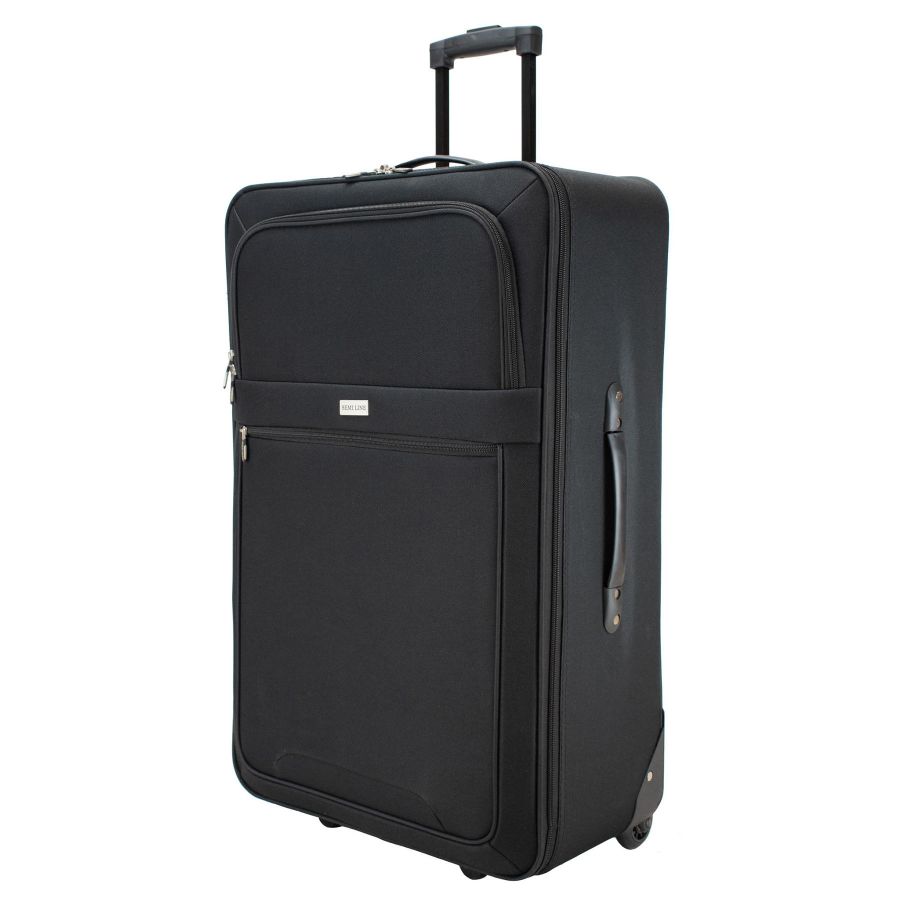 Чемодан Semi Line 24 дюйма (M) Black (T5659-2)