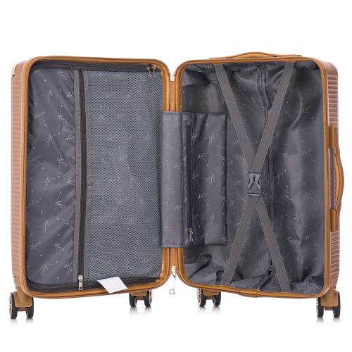 Чемодан Semi Line 20 (S) Gold (T5663-3)