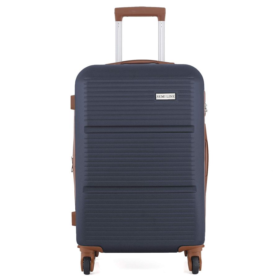 Чемодан средний Semi Line 24 дюйма (M) ABS-Plastic Navy (T5642-2)