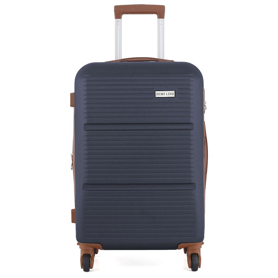 Чемодан большой Semi Line 28 дюймов (L) ABS-Plastic Navy (T5642-3)