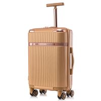 Чемодан маленький под ручную кладь Semi Line 20 дюймов (S) дюймов (S)  ABS-Plasstic Gold (T5667-2)
