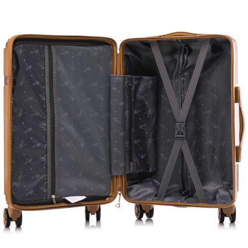 Чемодан маленький под ручную кладь Semi Line 20 (S)  ABS-Plasstic Gold (T5667-2)