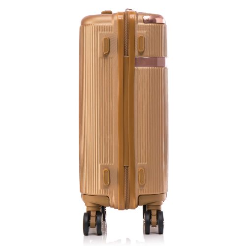 Чемодан маленький под ручную кладь Semi Line 20 (S)  ABS-Plasstic Gold (T5667-2)