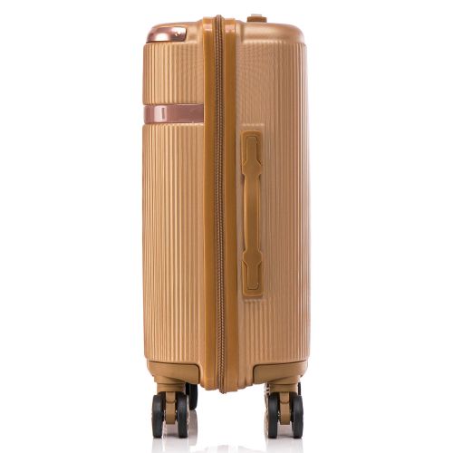 Чемодан маленький под ручную кладь Semi Line 20 (S)  ABS-Plasstic Gold (T5667-2)