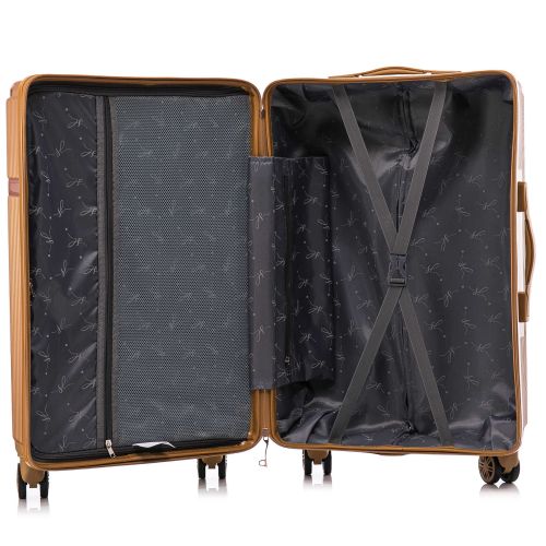 Чемодан средний Semi Line 24 дюйма (M) ABS-Plastic Gold (T5667-3)
