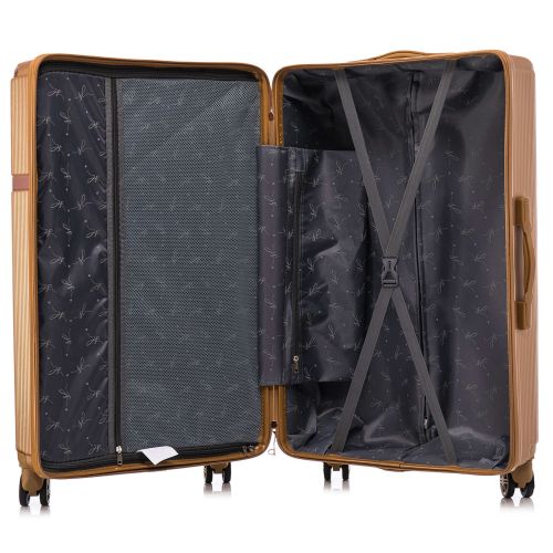 Чемодан большой Semi Line 28 дюймов (L) ABS-Plastic Gold (T5667-4)