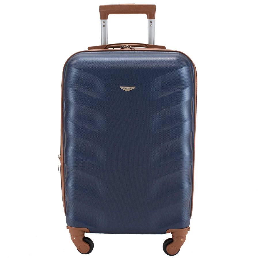 Чемодан маленький под ручную кладь Semi Line 20 (S) ABS-Plastic  Navy (T5643-1)