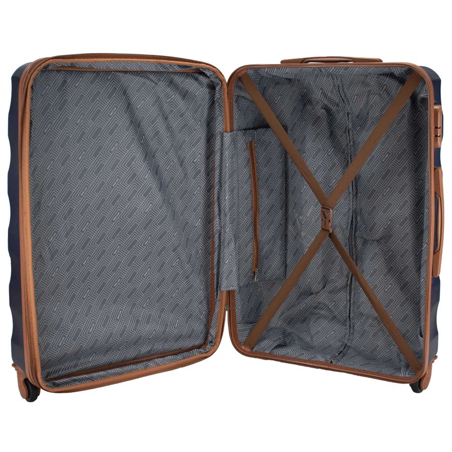 Чемодан средний Semi Line 24 дюйма (M) ABS-Plastic Navy (T5643-2)
