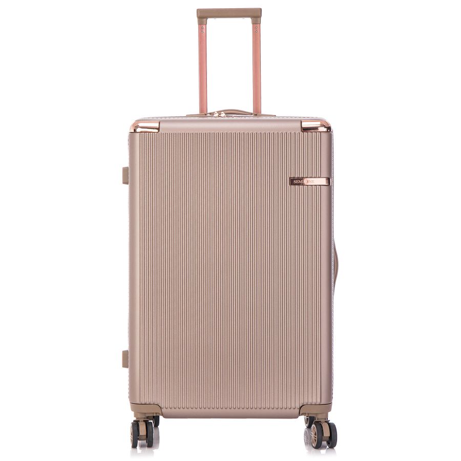 Чемодан большой Semi Line 28 дюймов (L) ABS-Plastic Champagne (T5666-5)