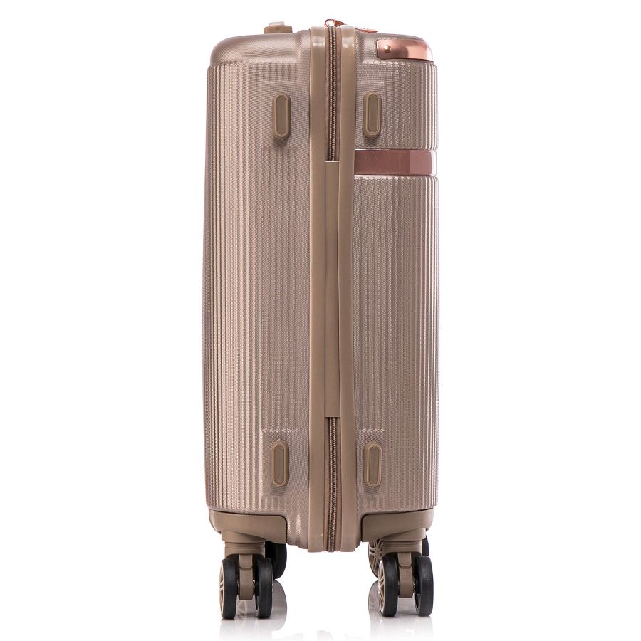 Чемодан маленький под ручную кладь Semi Line 20 (S) ABS-Plastic  Champagne (T5668-2)
