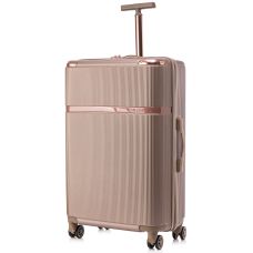 Чемодан средний Semi Line 24 дюйма (M) дюйма (M) ABS-Plastic Champagne (T5668-3)