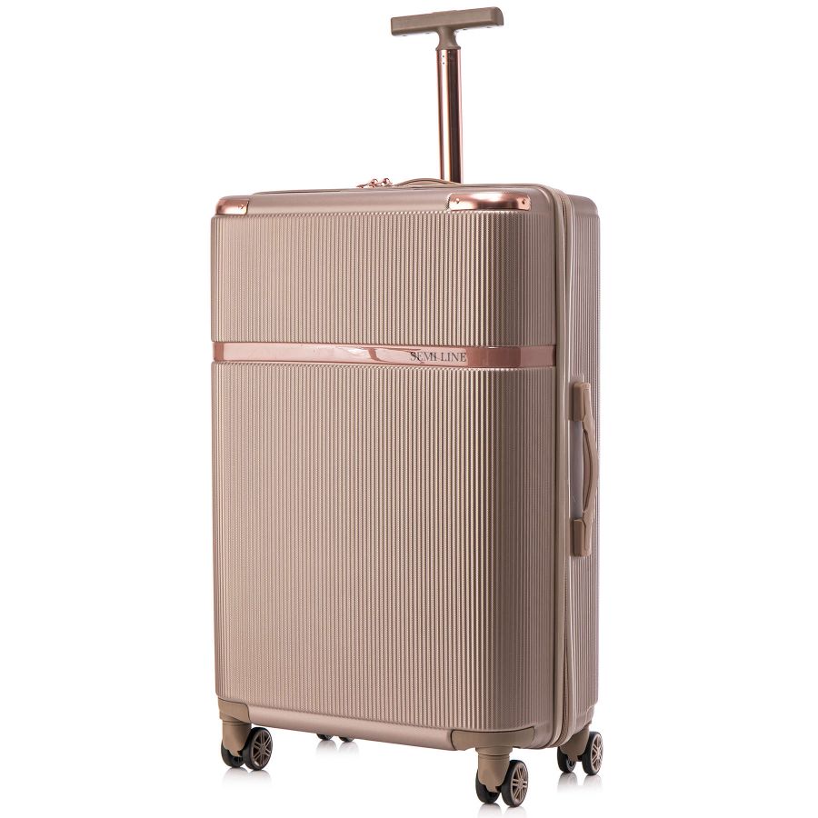 Чемодан средний Semi Line 24 дюйма (M) ABS-Plastic Champagne (T5668-3)