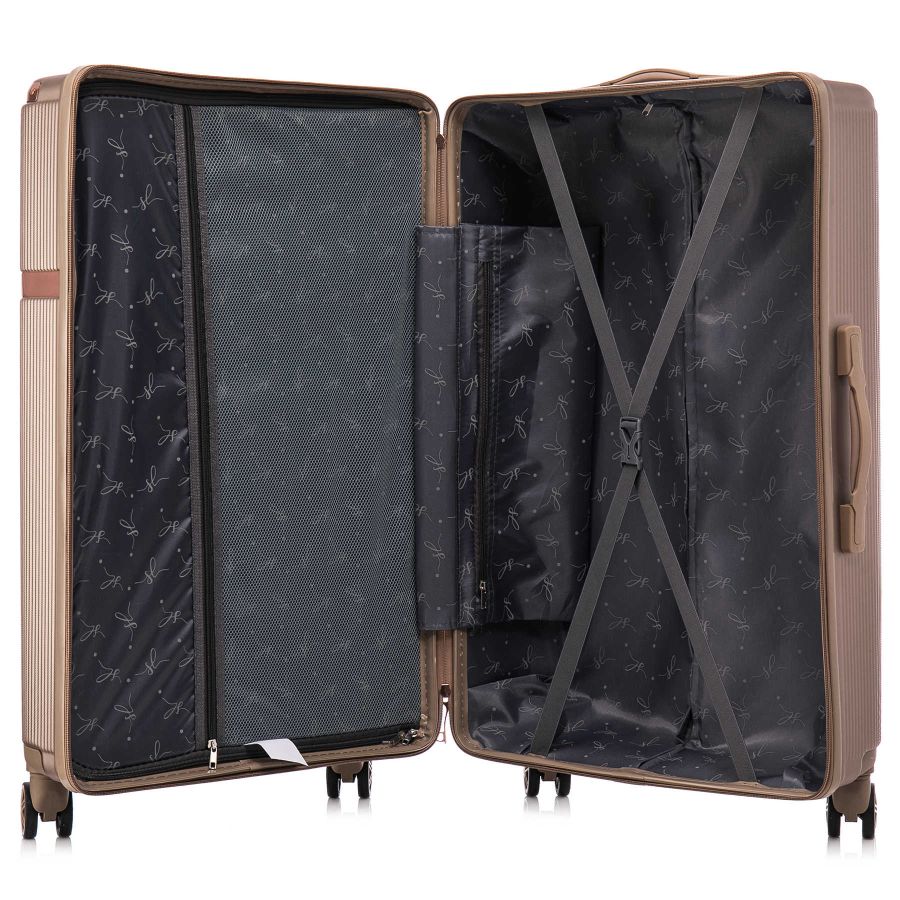 Чемодан средний Semi Line 24 дюйма (M) ABS-Plastic Champagne (T5668-3)