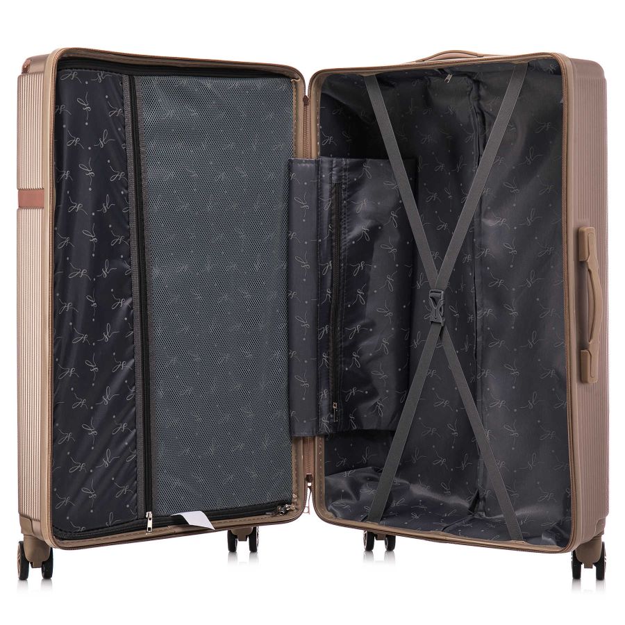 Чемодан большой Semi Line 28 дюймов (L) ABS-Plastic Champagne (T5668-4)