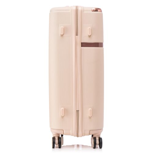 Чемодан большой Semi Line 28 дюймов (L) ABS-Plastic Ecru (T5669-4)