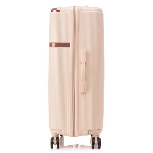Чемодан большой Semi Line 28 дюймов (L) ABS-Plastic Ecru (T5669-4)
