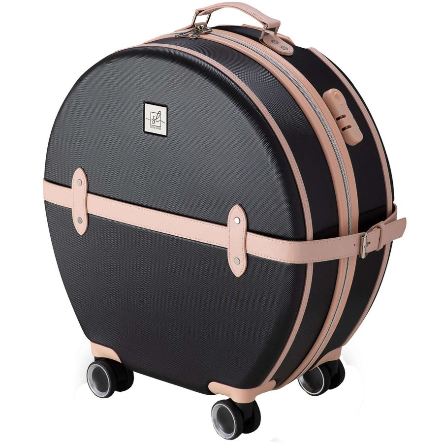 Чемодан малый ручная кладь Semi Line 20 (S) ABS-Plastic Black/Pink Cream (T5671-2)