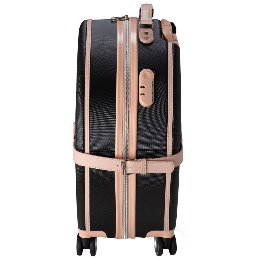 Чемодан малый ручная кладь Semi Line 20 (S) ABS-Plastic Black/Pink Cream (T5671-2)