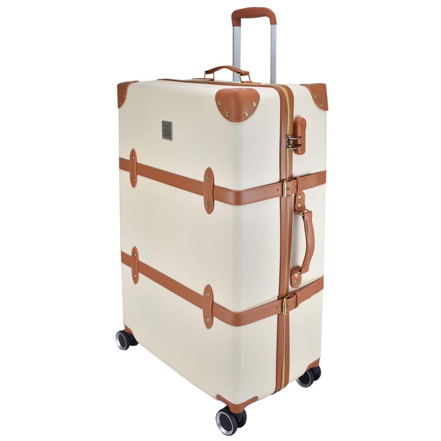 Чемодан большой Semi Line 28 дюймов (L) ABS-Plastic Ecru/Brown (T5670-4)
