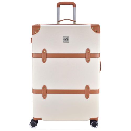 Чемодан большой Semi Line 28 дюймов (L) ABS-Plastic Ecru/Brown (T5670-4)