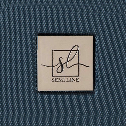 Чемодан маленький под ручную кладь Semi Line 20 (S) ABS-пластик Blue/Brown (T5672-3)