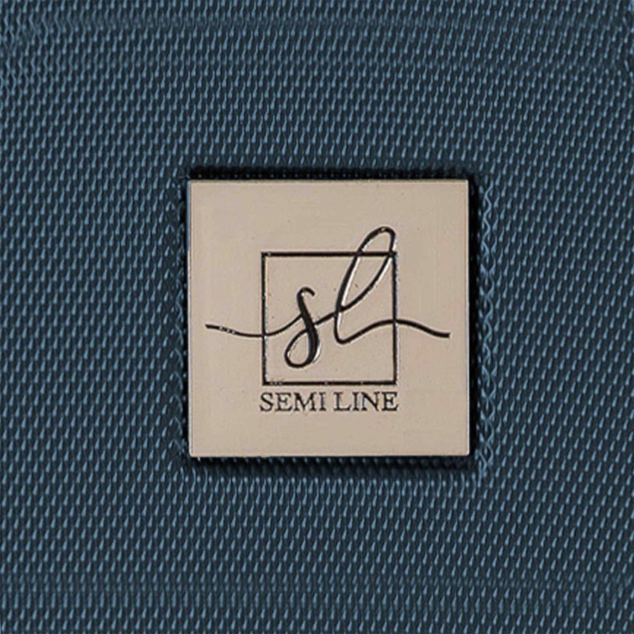 Чемодан маленький под ручную кладь Semi Line 20 (S) ABS-пластик Blue/Brown (T5672-3)