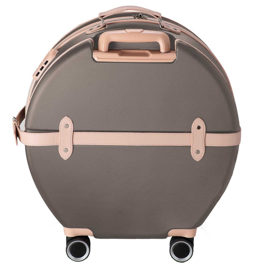Чемодан маленький под ручную кладь Semi Line 20 (S) ABS-пластик Brown/Pink Cream (T5673-3)